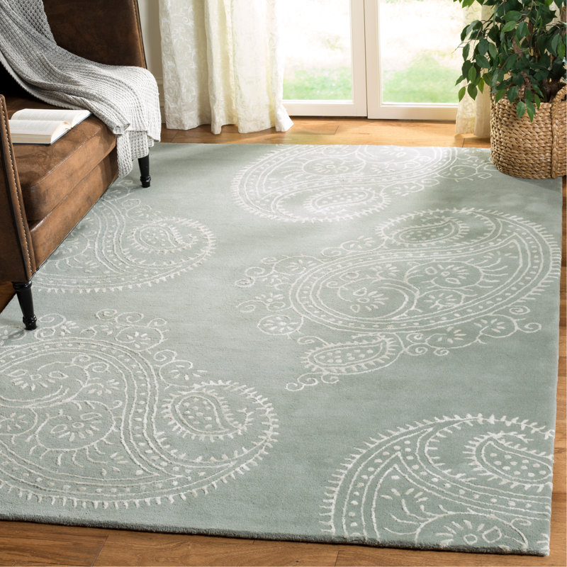 Bella Hand Tufted Wool, Viscose Rug, Rectangle 8' x 10'