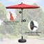 Parasol de patio rectangulaire avec manivelle (base non incluse)-1870865688