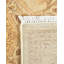 Tapis unique noué à la main Keenan - ivoire / beige, 6 pi 1 po x 9 pi 5 po