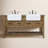 Pelaghia 60 " W Freestanding Standard Free Standing 2 Double Vanity Bathroom Vanity With Carrara Marble Top-1631935401