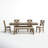 Veliz Extendable Trestle Dining Set