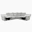 Canapé modulaire inclinable 6 pièces Achernar-1607884482-1607884484