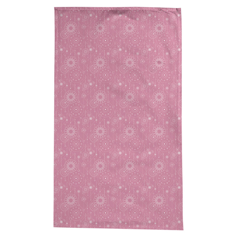 Nappe à motif astrologie Leffel, Rose