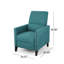 Fauteuil inclinable en tissu Teal
