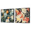 Lonepine - Ensemble de 2 collages carrés floraux-102162626-102162627