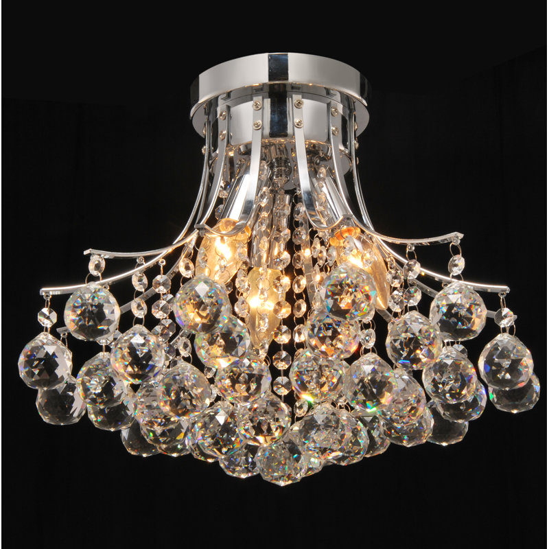 Saldana 3 - Light Crystal Chandelier