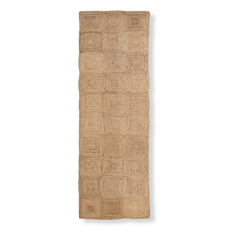 Tapis noué à la main en boîte, Rectangle 9 pi x 12 pi