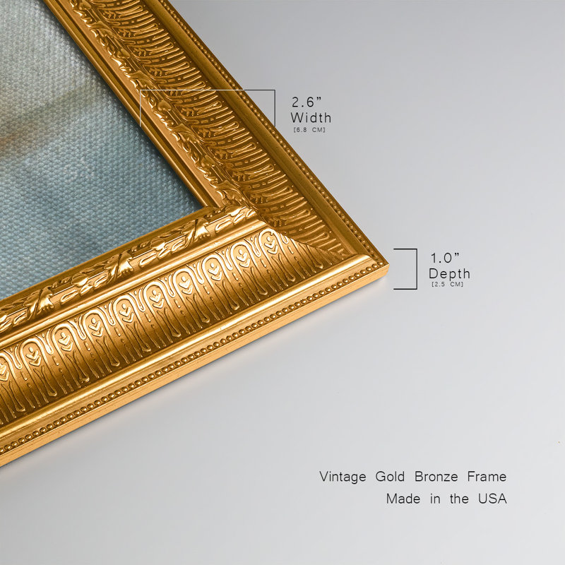 Toile encadrée de qualité supérieure Debruce Light - prête à être accrochée, H 25 po x l 45 po x P 1 po