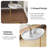 Table d'appoint en forme de C-906405493