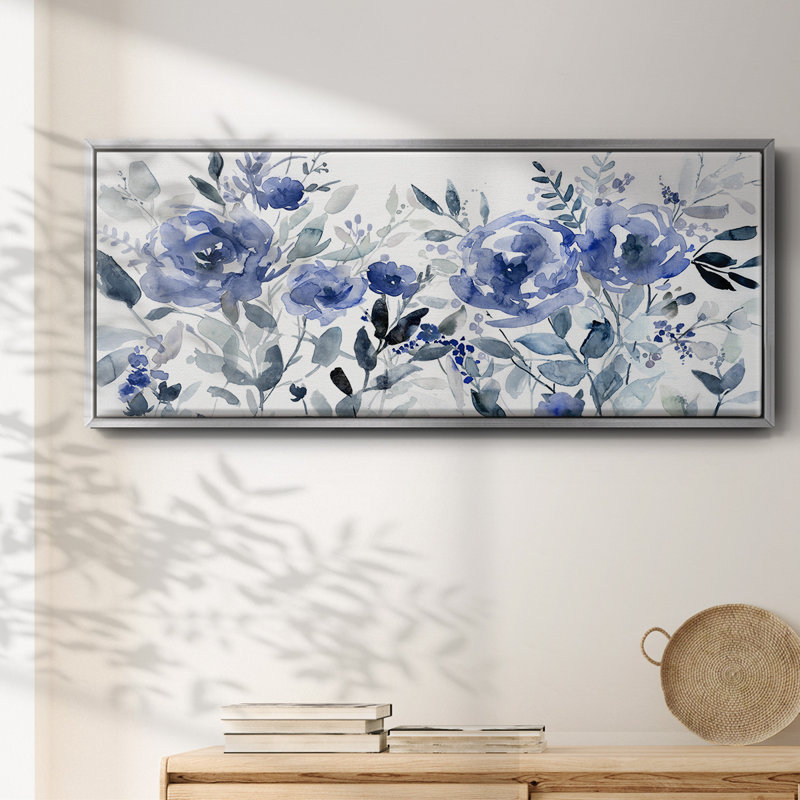 Painters Field of Flowers - Toile encadrée, H 12 po x l 30 po