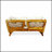 Durable Acacia Wood Daybed with Slatted Seat, Cross-Strap Trim, and Waterproof Upholstery for Versatile Use-677892647-677892651