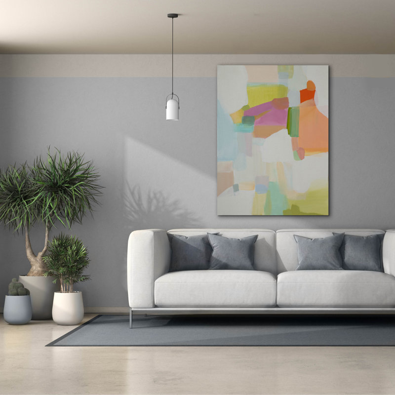 «Pastel Abstract 2» par Jenny Westenhofer, H 54 po x l 40 po x P 1,5 po