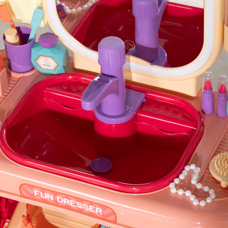 Vosgan Kids Vanity Set with Mirror
