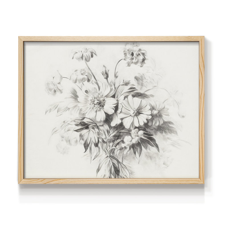 Croquis rétro - Édition encadrée - Restickable, Naturel, H 11 po x l 14 po