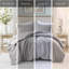 Literie toutes saisons très grand / très grand pour très grand lit / très grand lit, draps 100% coton chocolat, édredon et 2 taies décoratives, motif tissé, tissu riche, doux pour le très grand lit, tissage, fermeture à chevauchement, chaleur