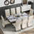 White Leather dining chairs-1602195986