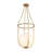 Single-Light Basketball Glossy Glass Semi-Flush Mount