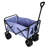 100L Collapsible Folding Beach Wagon Cart With 220Lbs Large Capacity, Wagons Carts Heavy Duty Foldable With Big Wheels For Sand, Garden, Camping-110115611