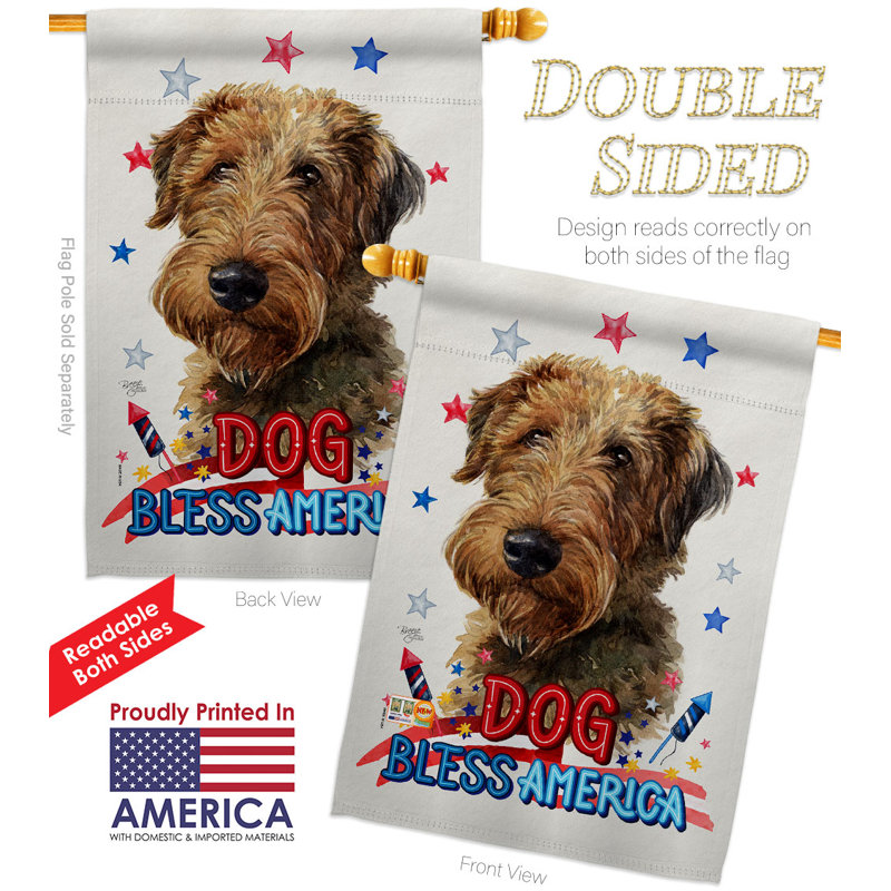 Double Sided Polyester Animal, 40" H x 28" W