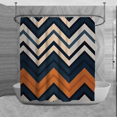 Fanette Microfiber Shower Curtain