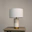 Lampe de table en marbre Yizelle