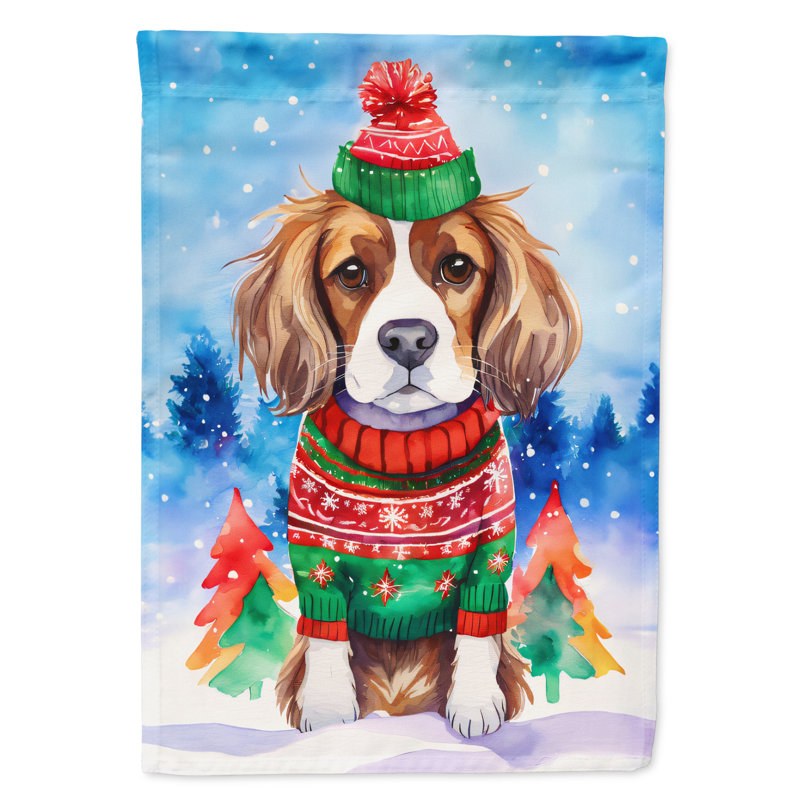 Double Sided Polyester Christmas, 40'' H x 28'' W