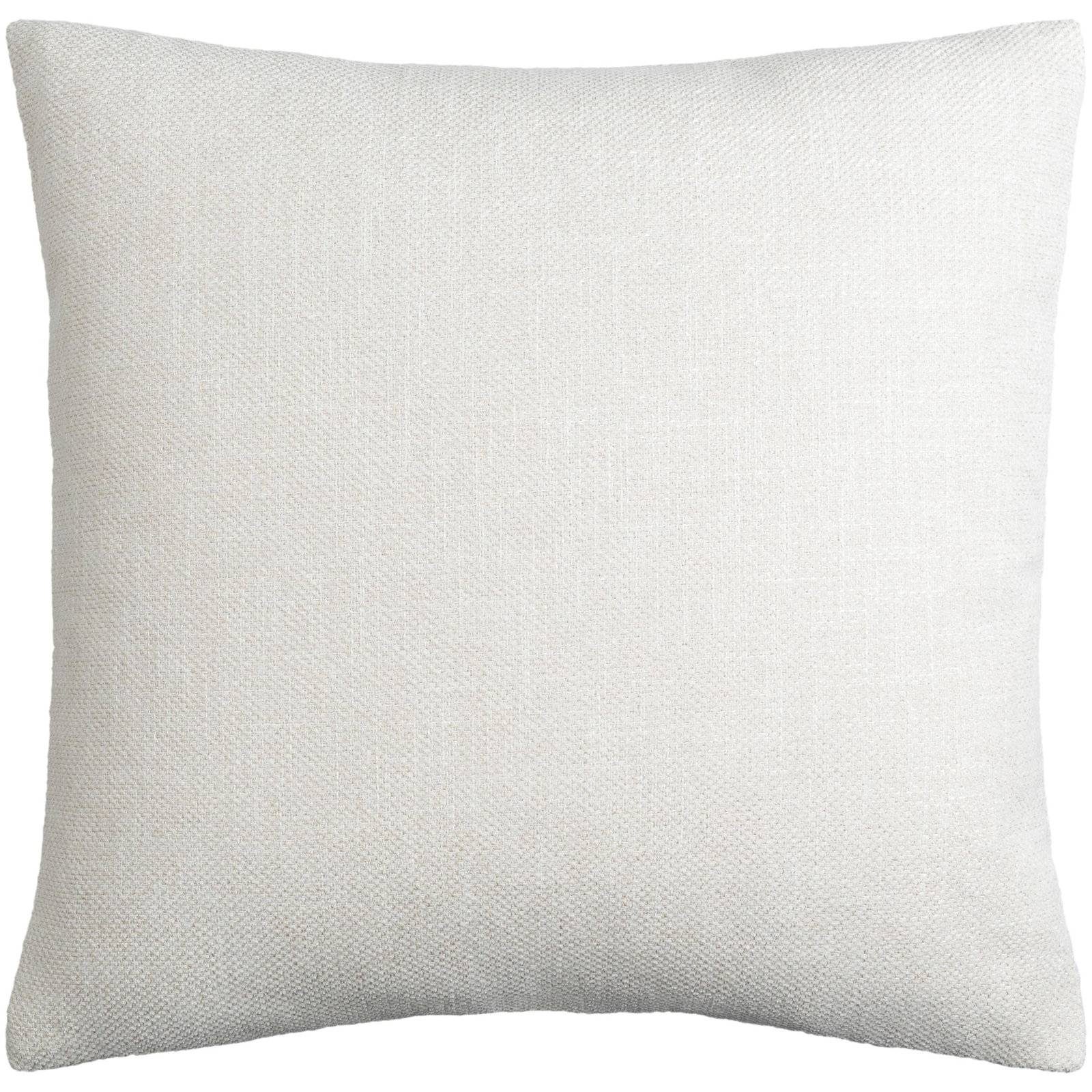 Kamaili Pillow Cover, 22"H x 22"W, Pillow Cover Only - No Insert, White