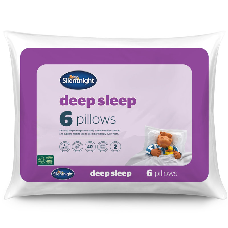 Silentnight Deep Sleep Pillows Soft Medium Support