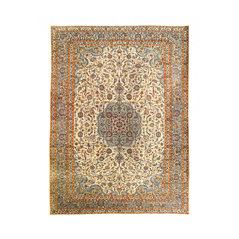 Fine Hand knotted Persian Vintage Kashan rug 9'7'' X 13'6''