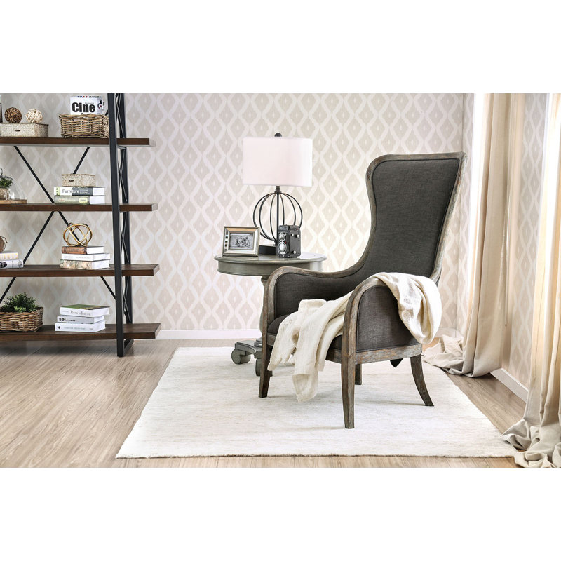 Hewson Upholstered Wingback Chair
