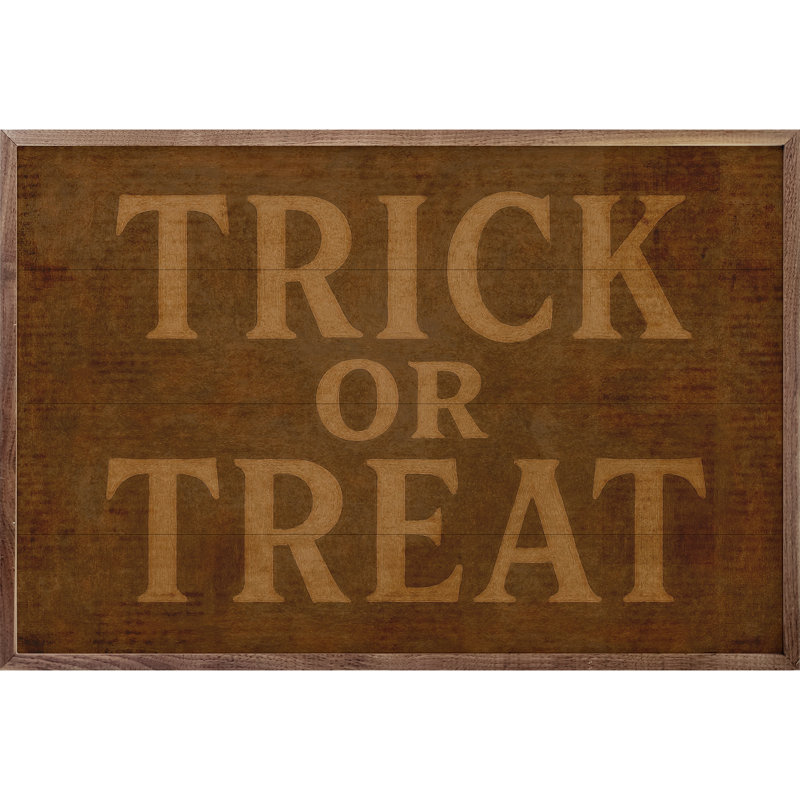 Trick Or Friate - orange, H 10 po x l 16 po