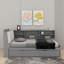 Lit plateforme simple avec lit gigogne, tablettes et tête de lit avec rangement-961271893-961271894