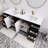 Spring 72" Double Bathroom Vanity Set-90692639