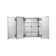30'' W 25.98'' H Surface Frameless Medicine Cabinet Mirror 9 Adjustable