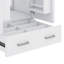 Ensemble de meuble-lavabo simple avec tiroir et tablette double-745832770-745832773-745832830