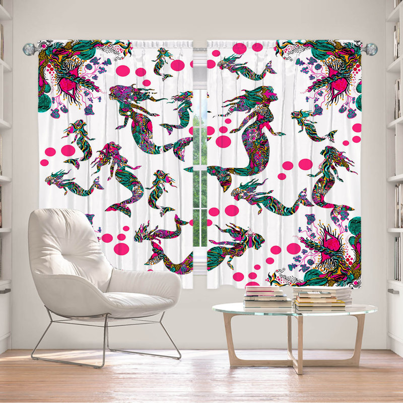 Paire de rideaux obscurcissant en polyester Selman, L 56 po x L 78 po