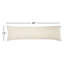 Housse de coussin rectangulaire avec insert lombaire 100% coton VJ211