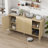 70" Rattan Buffet Cabinet With Storage-1974320806