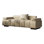 Leather Match Upholstered Bench