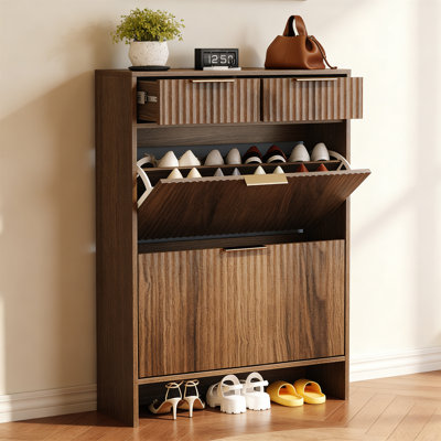 10 Pair Shoe Storage Cabinet