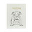 Graphic Image Good Dog Coffee Table Book, Leather, Ivory