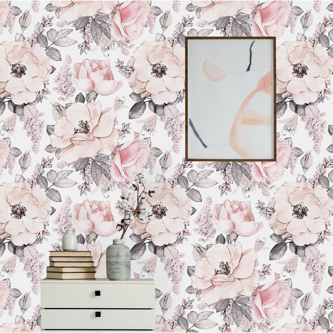 Peel & Stick Floral Wall Mural UniQstiQ 