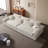 White Velvet Modular Sofa cushion couch-146762815