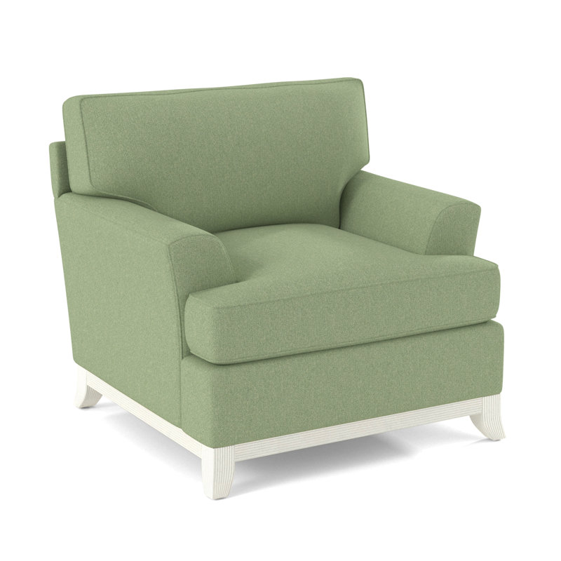Oaks Way Armchair, Frost White, White Performance Fabric; 0851-94