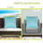 Southwestern Chevron Outdoor Reversible Throw Pillow-1462239929-1462239932