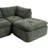 Compression Sectionals Chenille 111.8 Inch Modern L Shape For Home