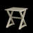 Accent Table, End Table, Rectangular Nightstand For Home-1487425495
