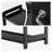 6-Layer Flat Bamboo Shoe Rack, 68*25*89Cm, Black-1383032317