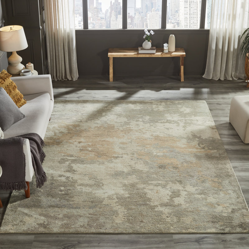 Tapis en laine noué à la main Toros Desert Mirage, Rectangle 6 pi x 9 pi