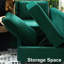Wylodene 116.6'' Variable Module Velvet Sofa Bed Sectional U Shape Couch with Storage Seat Ottoman-453236871